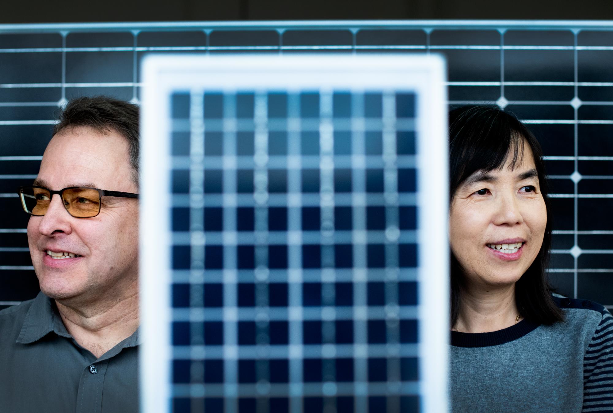 Students working on a project